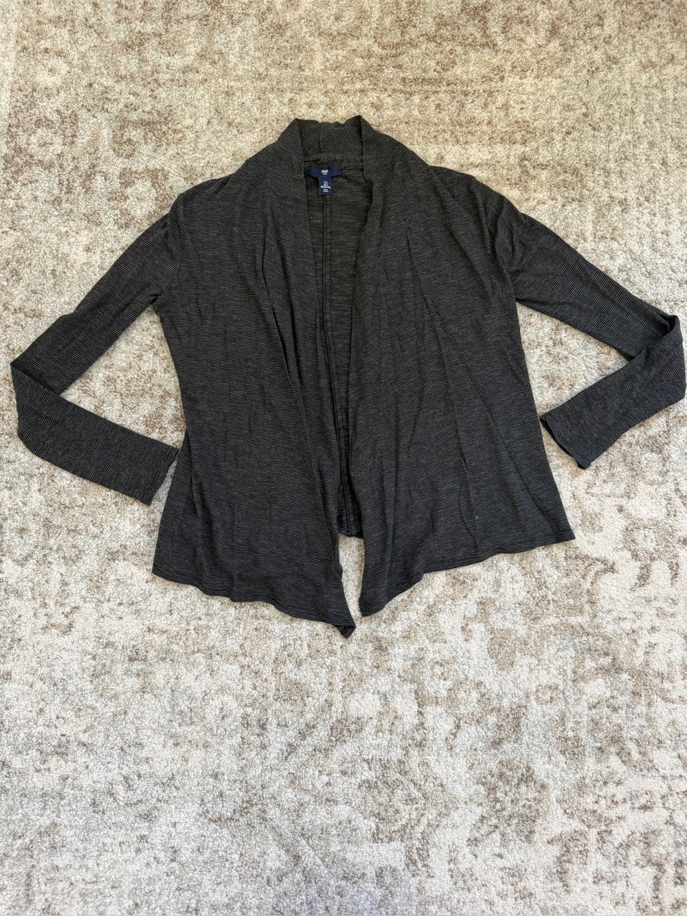 GAP Charcoal Open-Front Women's Cardigan